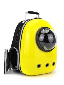 Yellow upgraded side opening cat backpack 103-45013 www.chinagmt.com