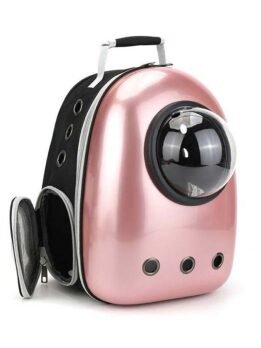 Rose gold upgraded side opening pet cat backpack 103-45016 www.chinagmt.com