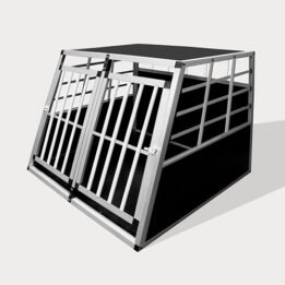 Aluminum Small Double Door Dog cage 89cm 75a 06-0772 www.chinagmt.com