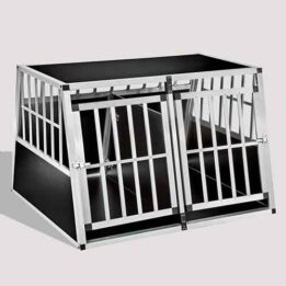 Aluminum Dog cage Large Double Door Dog cage 75a 104 06-0777 www.chinagmt.com