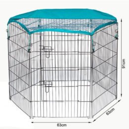 Outdoor Wire Pet Playpen with Waterproof Cloth Folable Metal Dog Playpen 63x 91cm 06-0116 www.chinagmt.com