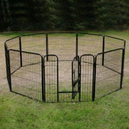 Square Tube Pet Fence 10 Panels Wire Dog Playpen Large Metal Foldable Dog Kennels Playpen 06-0126 www.chinagmt.com