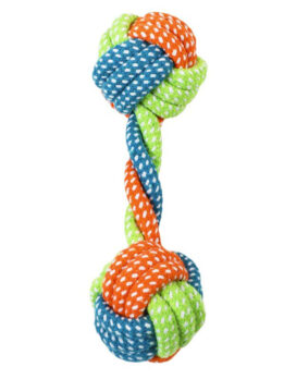 Wholesale Pet Sex Toy Colorful Dumbbell Small Dog Chew Dog Toy