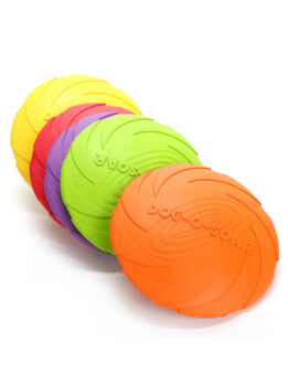 Wholesle Rubber Pet Toy Training Round Plate