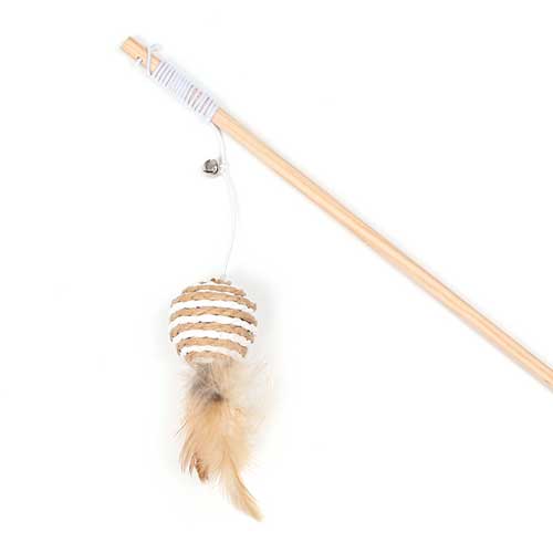 Funny Cat Stick Set Interactive Feather Cloth Rat Puzzle Rope Funny Cat Toy