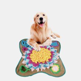 Newest Design Puzzle Relieve Stress Slow Food Smell Training Blanket Nose Pad Silicone Pet Feeding Mat 06-1271 www.chinagmt.com