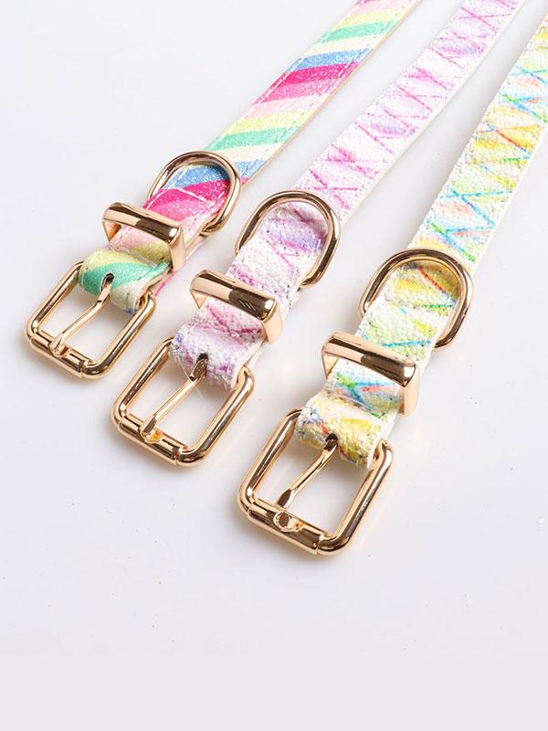New Design Luxury Dog Collar Fashion Acrylic Dog Collar With Metal Buckle Dog Collar 06-0543 www.chinagmt.com