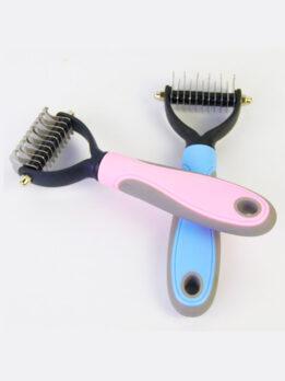 Wholesale OEM & ODM Pet Comb Stainless Steel Double-sided open knot dog comb 124-235001 www.chinagmt.com