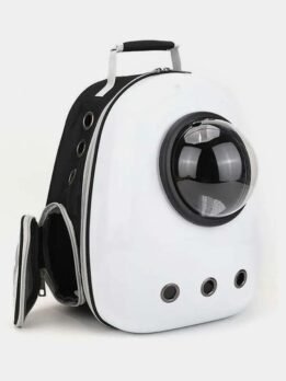 Ivory White Upgraded Side Opening Pet Cat Backpack 103-45002 www.chinagmt.com
