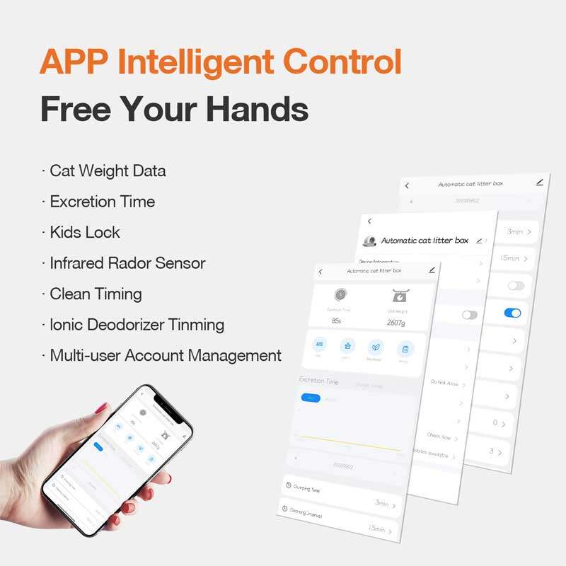 Customized logo Modern Abs Plastic Cat Automatic Self Cleaning Litter Box for Cats 116-5905 Pet Products Factory, OEM Manufacturer, Supplier, Agent www.chinagmt.com Smart Cat litter box, Cat Litter Box, Cat Litter Box & Accessories, Cat Litter Box And Accessories