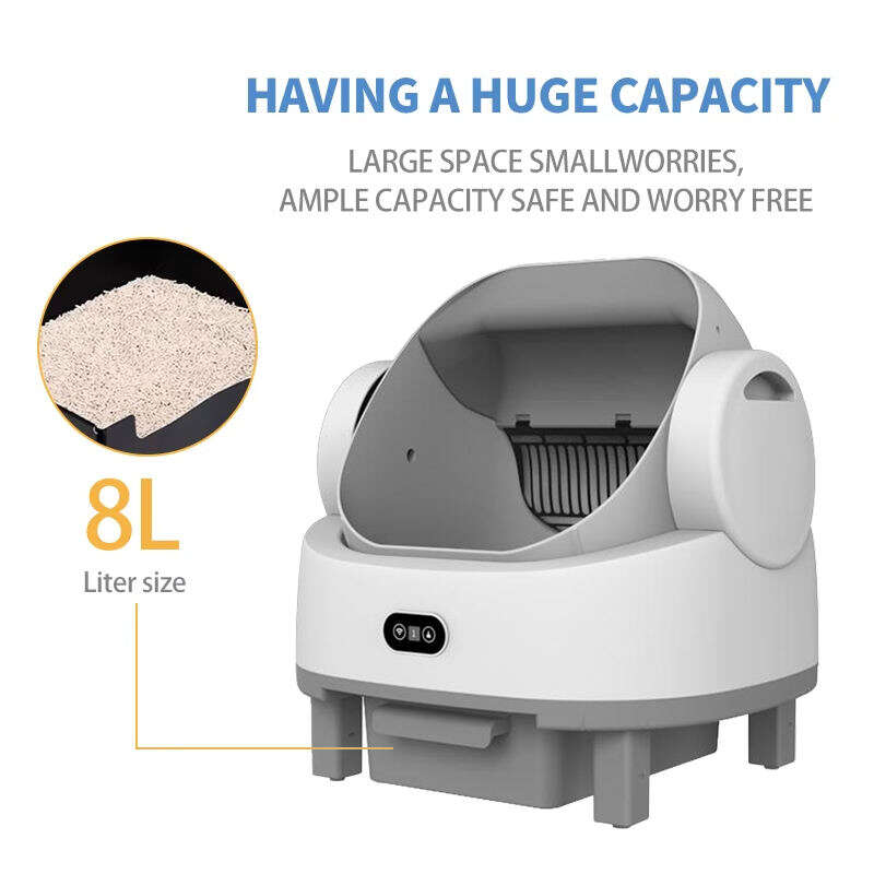 Wholesale APP Control Automatic Cat Litter Box with Safety Sensors Self Cleaning Litter Box for Multiple Cats 116-5909 Pet Products Factory, OEM Manufacturer, Supplier, Agent www.chinagmt.com Smart Cat litter box, Cat Litter Box, Cat Litter Box & Accessories, Cat Litter Box And Accessories