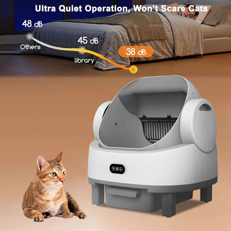 Wholesale APP Control Automatic Cat Litter Box with Safety Sensors Self Cleaning Litter Box for Multiple Cats 116-5909 Pet Products Factory, OEM Manufacturer, Supplier, Agent www.chinagmt.com Smart Cat litter box, Cat Litter Box, Cat Litter Box & Accessories, Cat Litter Box And Accessories