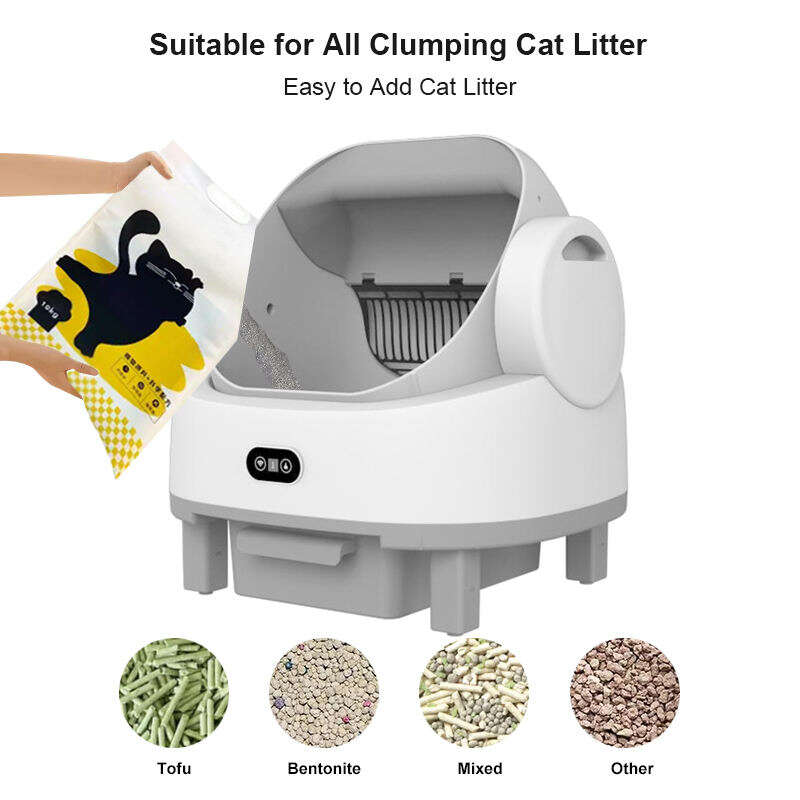 Wholesale APP Control Automatic Cat Litter Box with Safety Sensors Self Cleaning Litter Box for Multiple Cats 116-5909 Pet Products Factory, OEM Manufacturer, Supplier, Agent www.chinagmt.com Smart Cat litter box, Cat Litter Box, Cat Litter Box & Accessories, Cat Litter Box And Accessories