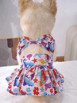 Wholesale pet clothes dog bikini set swimwear dog clothing pet swimsuit