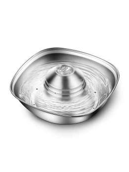 Wholesale OEM 2.6L Silver Stainless Steel Pet Water Dispenser Cat Water Feeder Dog Water Dispenser 120-3304 Pet Products Factory, OEM Manufacturer, Supplier, Agent www.chinagmt.com OEM ODM Wholesale stainless steel pet cat dog water dispenser Fountain